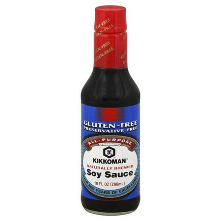 Kikkoman Soy Sauce Gluten-Free 10 Oz Pack of 2-5449835404