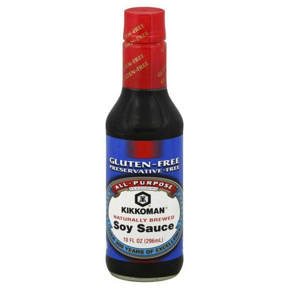 Kikkoman Soy Sauce Gluten-Free 10 Oz Pack of 2-5449835404