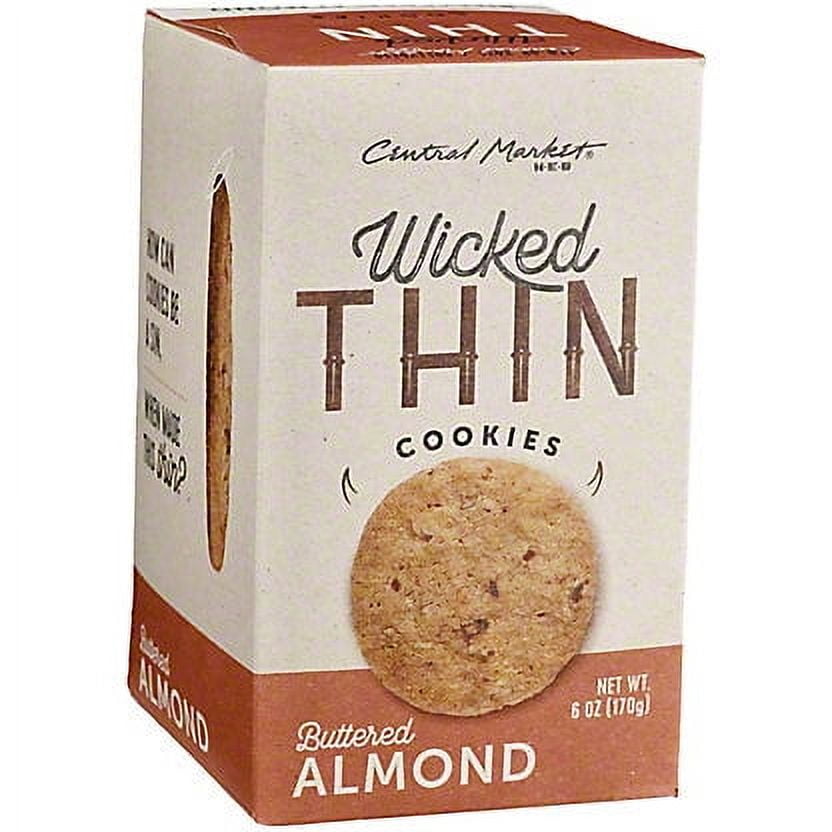 CM Wicked Thin Cookies - Buttered Almond, 6 oz