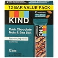 thumbnail image 1 of Pack of 2 Kind Dark Chocolate Nuts & Sea Salt Bar, 12 ct (Package May Vary), 1 of 2