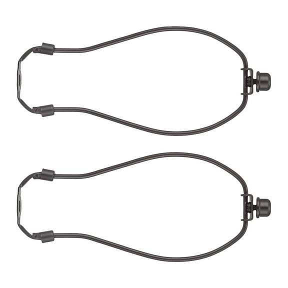 Pack of 2 Lamp Shade Harp Holder Support Bracket Set Lamp Part Light Accessory Hardware Texture for E26 Light Bases