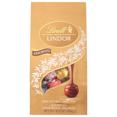 Pack of 2 Lindt Lindor Assorted Chocolate Truffles Candy, 8.5 oz (Package May Vary)