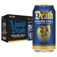 thumbnail image 1 of Pack of 2 - Liquid Death, Killer Cola, Soda-Flavored Sparkling Water, 12-Pack (12Oz Cans), Low Calorie & No Artificial Sweeteners, 1 of 3