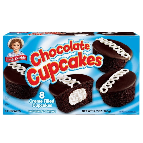 Little Debbie Chocolate Cupcakes - 8 ct (Pack of 2)