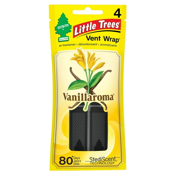 ( Pack of 2 ) Little Trees Air Freshener Vent Wrap Vanillaroma 4-Pck