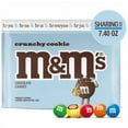 thumbnail image 1 of Pack of 2 - M&M’S Crunchy Cookie Milk Chocolate Candy Sharing Size Resealable Bag 7.4 oz, 1 of 5