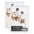 thumbnail image 1 of 12x18 White Picture Frame Set Pack of 2 White Wood Picture Frames for Gallery Wall, 1 of 8