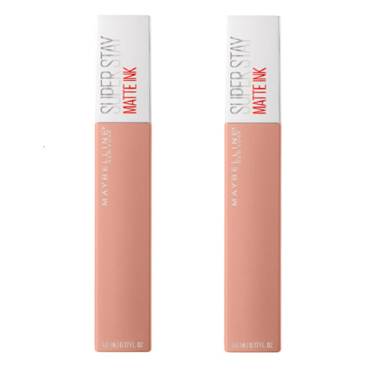 Pack of 2 Maybelline New York SuperStay Matte Ink Liquid Lipstick, Driver #  55