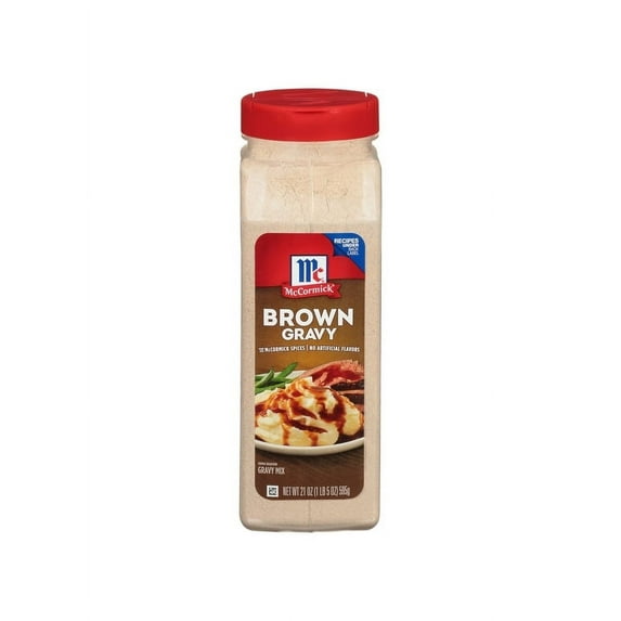 Pack of 2 McCormick Brown Gravy Seasoning Mix, 21 oz Gravies