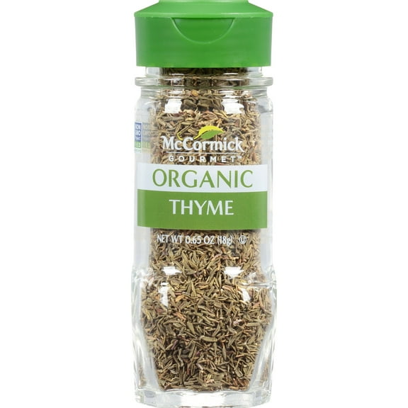 McCormick Gourmet Organic Thyme Leaves - 0.65 oz (Pack of 2)
