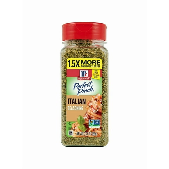 Pack of 2 McCormick Perfect Pinch Italian Seasoning, 2.25 oz Mixed Spices & Seasonings
