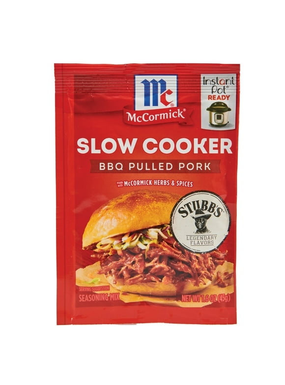 Pack of 2 McCormick Slow Cooker BBQ Pulled Pork Seasoning Mix, 1.6 oz