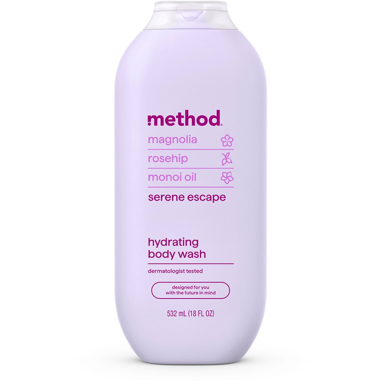 Pack of 2 Method Hydrating Body Wash - Serence Escape, 18 oz (Package May Vary)