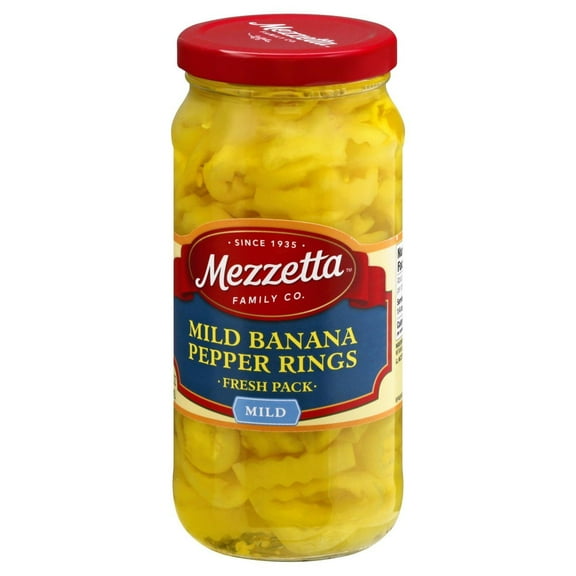 2 Pack - Mezzetta Deli-Sliced Mild Pepper Rings - 16 oz