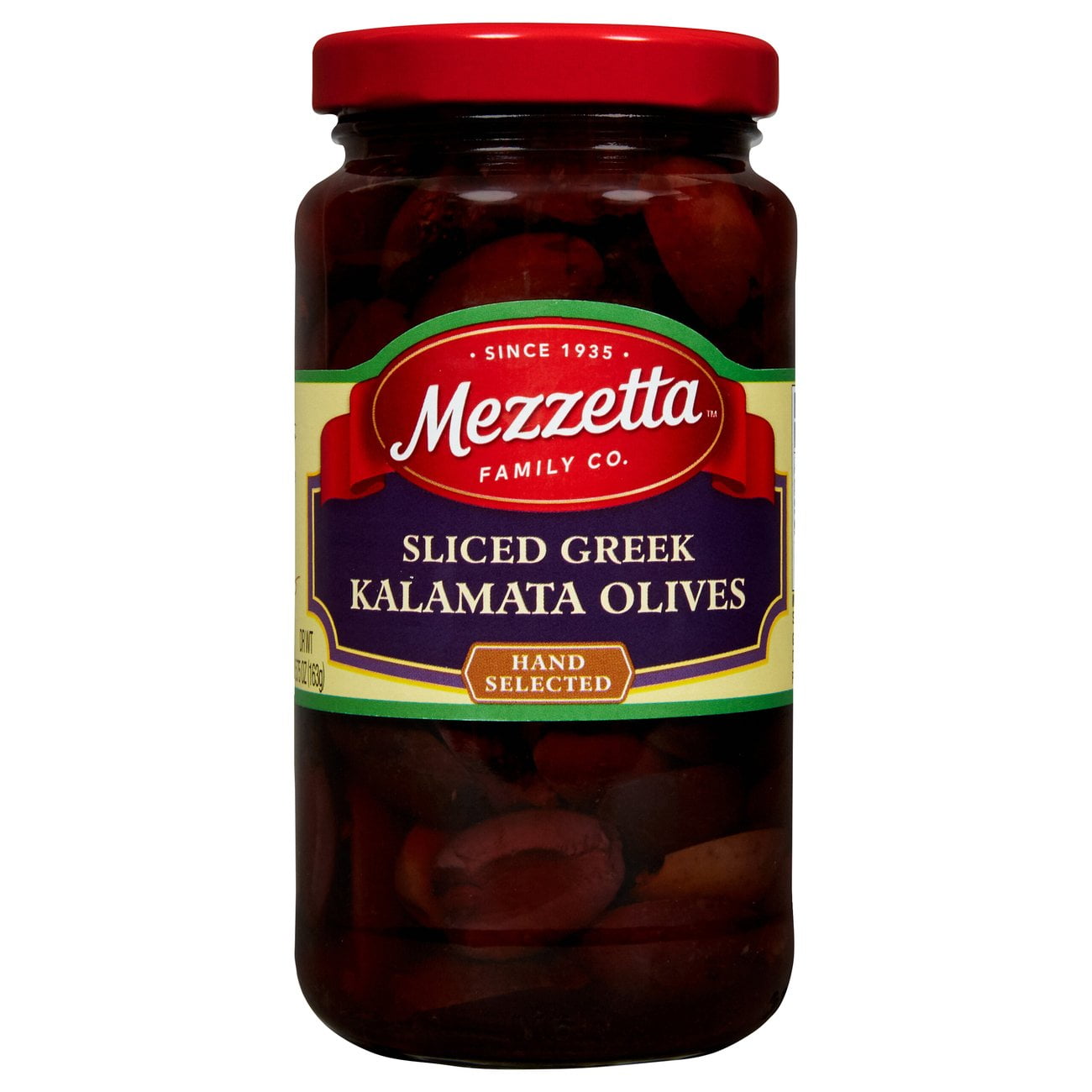 Pack of 2 Mezzetta Sliced Greek Kalamata Olives, 5.75 oz (Package May Vary)
