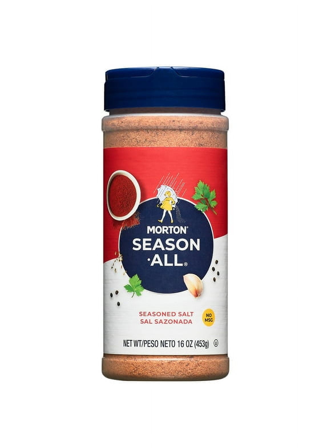 Pack of 2 Morton Salt Season-All Seasoned Salt - for BBQ, Grilling, and Potatoes, 16 oz