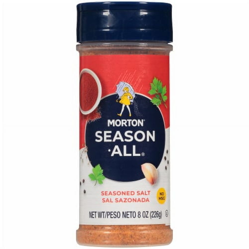 Pack of 2 Morton Salt Season-All Seasoned Salt - for BBQ, Grilling, and Potatoes, 8 oz