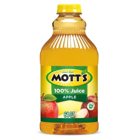 Pack of 2 - Motts 100% Original Apple Juice, 64 Fl Oz Bottle Packaging May Vary