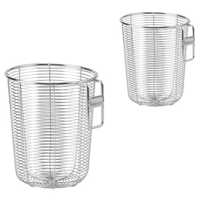 Pack of 2 Multifunctional Wall Mount Dish Rack Stainless Steel for Kitchen