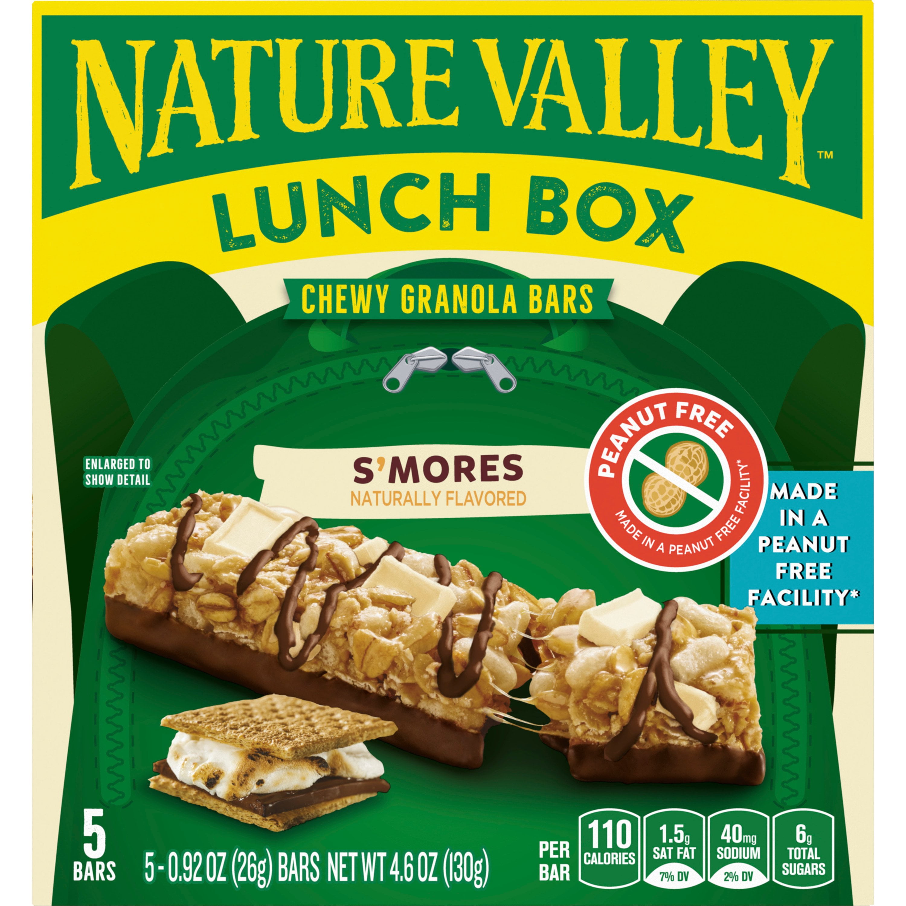 Pack of 2 Nature Valley Lunch Box&nbsp;S'mores Chewy&nbsp;Granola Bars, 5 ct (Package May Vary)