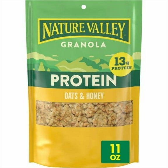 Pack of 2 - Nature Valley Oats and Honey Protein Granola 11 oz Packaging May Vary
