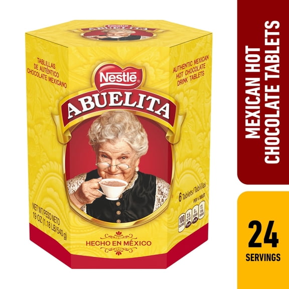 Pack of 2 Nestle Abuelita Mexican Hot Chocolate Tablets, 19 OZ (packaging may vary)