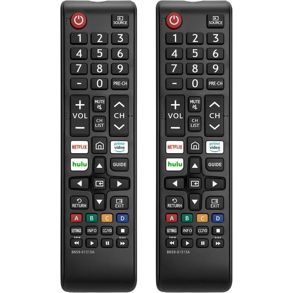 【Pack of 2】 New Universal Remote for All Samsung TV Remote, Replacement Compatible for All Samsung Smart TV, LED, LCD, HDTV, 3D, Series TV