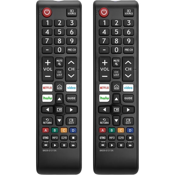 Pack of 2 New Universal Remote for All Samsung TV Remote, Replacement Compatible for All Samsung Smart TV, LED, LCD, HDTV, 3D, Series TV