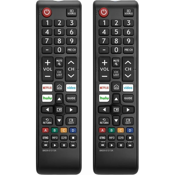 【Pack of 2】 New Universal Remote for All Samsung TV Remote, Replacement Compatible Smart TV, LED, LCD, HDTV, 3D, Series