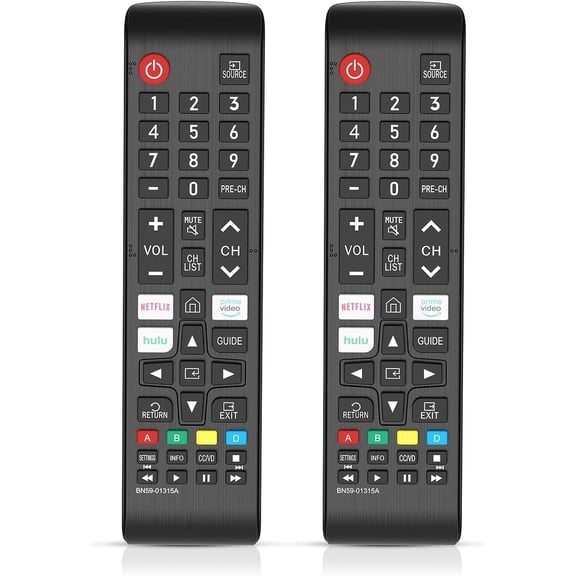 Pack of 2 New Universal Remote for All Samsung TV Remote, Replacement for All Samsung Smart TV Remote- HDTV LCD