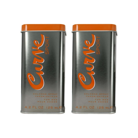 Pack of 2 New ens Cologne Spray by Curve Sport, Day or Night Fragrance Scent, 4.2 Fl Oz