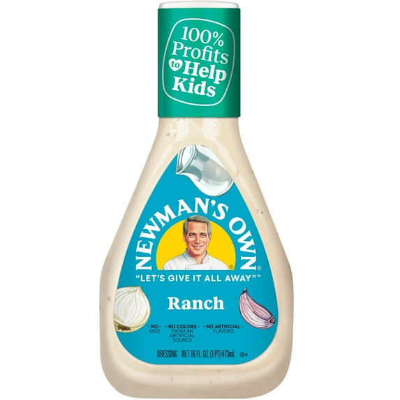 Pack of 2 Newman's Own Ranch Dressing, 16 oz (Package May Vary)