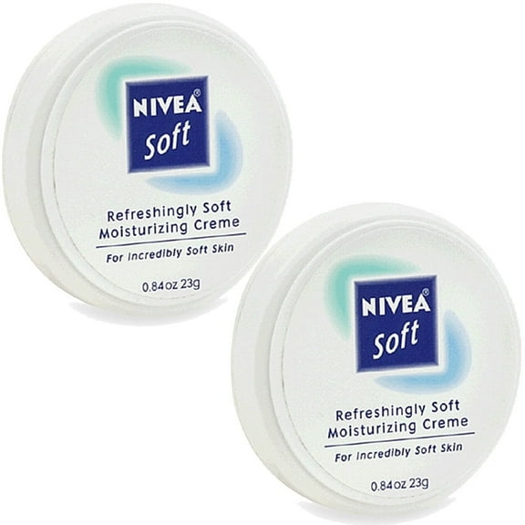 Pack of (2) Nivea Soft Refreshingly Soft Moisturizing Crème, .84 oz