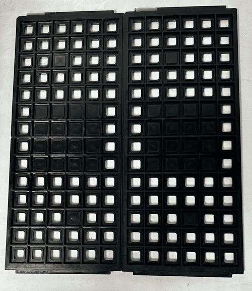 Pack of 2  OT-003T-2, SPO-2114 - Black Tray MQFP 14X14mm, 150c Max