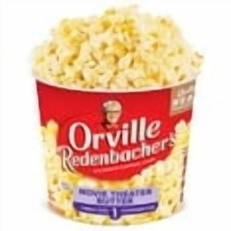 Pack of 2 Orville Redenbacher's Movie Theater Butter Microwave Popcorn Tub, 3.29 oz