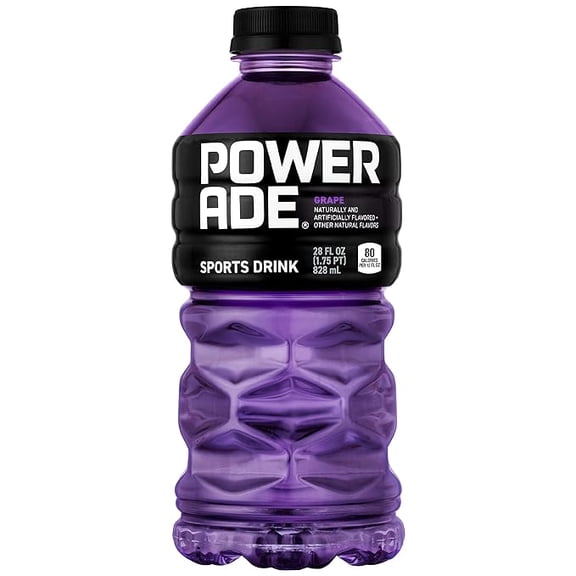 Pack of 2 POWERADE Grape, 28 Fl oz