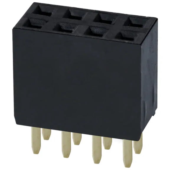 Pack of 2 PPPC042LFBN-RC Connector HDR 8 Position 2.54mm Gold PCB :RoHS