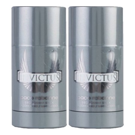 Pack of (2) Paco Rabanne Invictus Deodorant Stick for Men, 2.5 Ounce