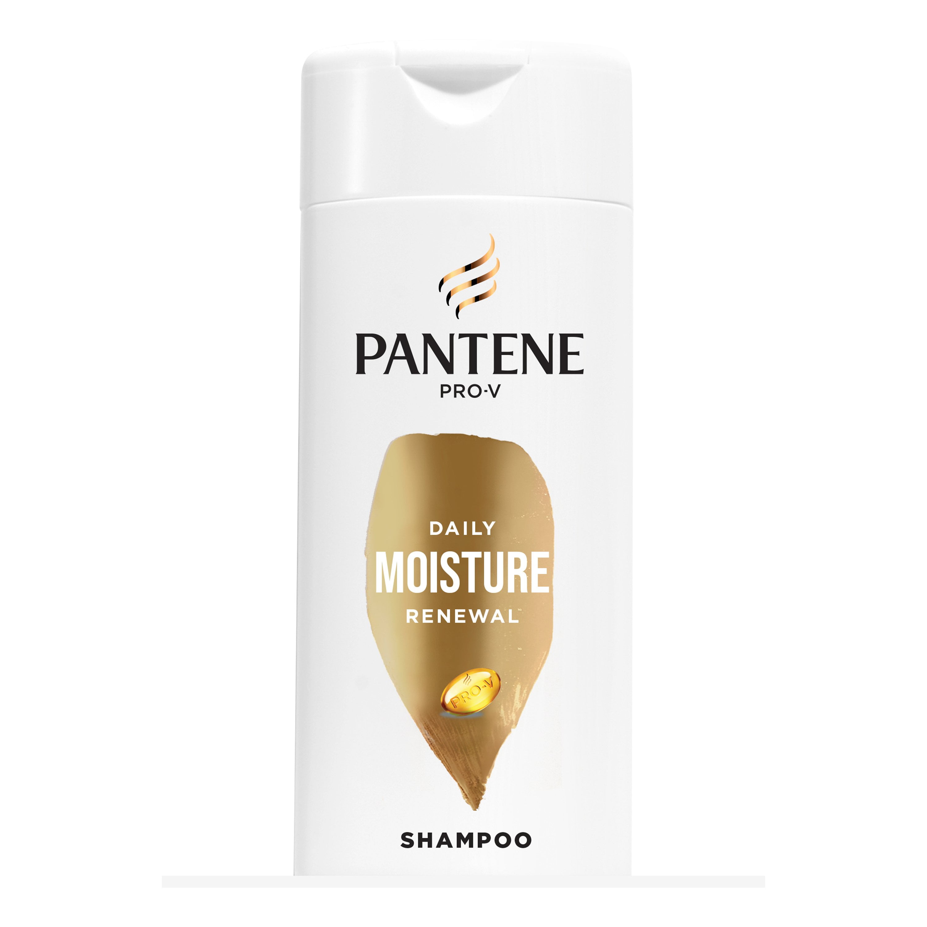 Pack of 2 Pantene Pro-V Daily Moisture Renewal Shampoo - Travel Size, 3.38 oz (Package May Vary)