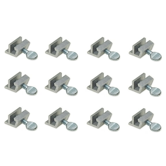 HnF Shop Alumimium Window Lock, Sliding Door Moveable Stops, Sliding Window Lock 12 Piece/Pack