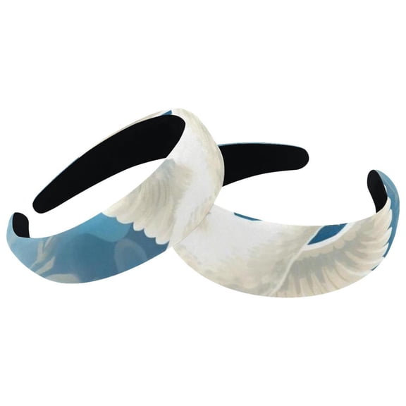 Pack of 2 Peace Dove Headbands for Washing Face or Facial, Skincare Makeup Headbands for Face Washing, Skin Treatment