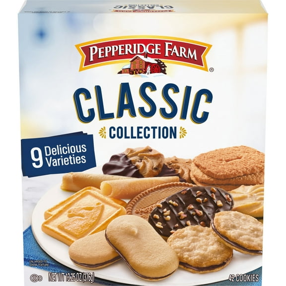 Pack of 2 Pepperidge Farm Cookies Classic Collection, 9 Cookie Varieties, 13.25 oz. Box