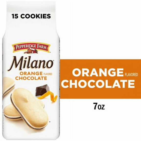 Pack of 2 - Pepperidge Farm Milano Chocolate Orange Sandwich Cookies 7 oz