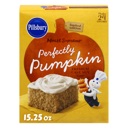 Pack of 2 Pillsbury Perfectly Pumpkin Cake Mix, 15.25 oz