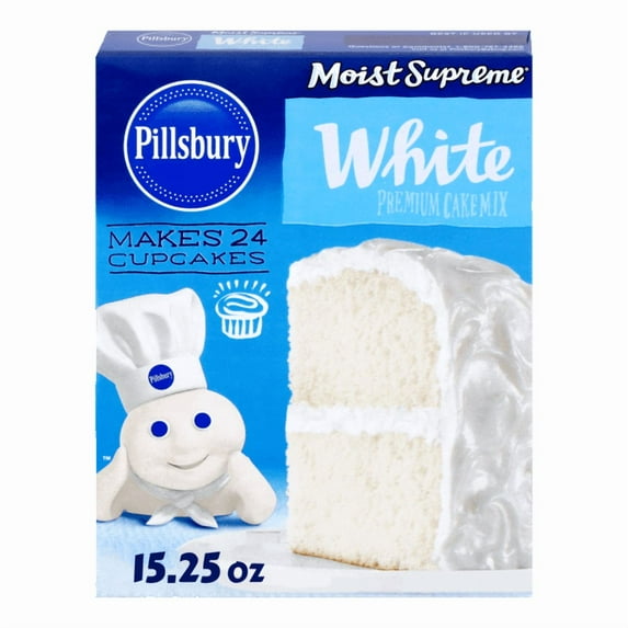 Pack of 2 Pillsbury White Cake Mix, 15.25 oz