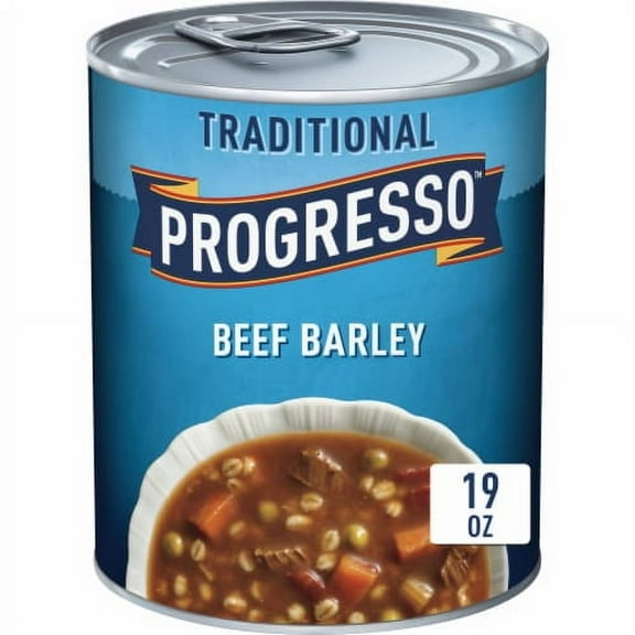 Pack of 2 - Progresso Traditional Ready to Serve Beef Barley Soup 19 oz