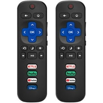 (Pack of 2)RC280 Remote Control for TCL Roku/Hisense Roku/Onn Roku/Sharp Roku/Element Roku/Westinghouse Roku/Philips Roku Series Smart TV