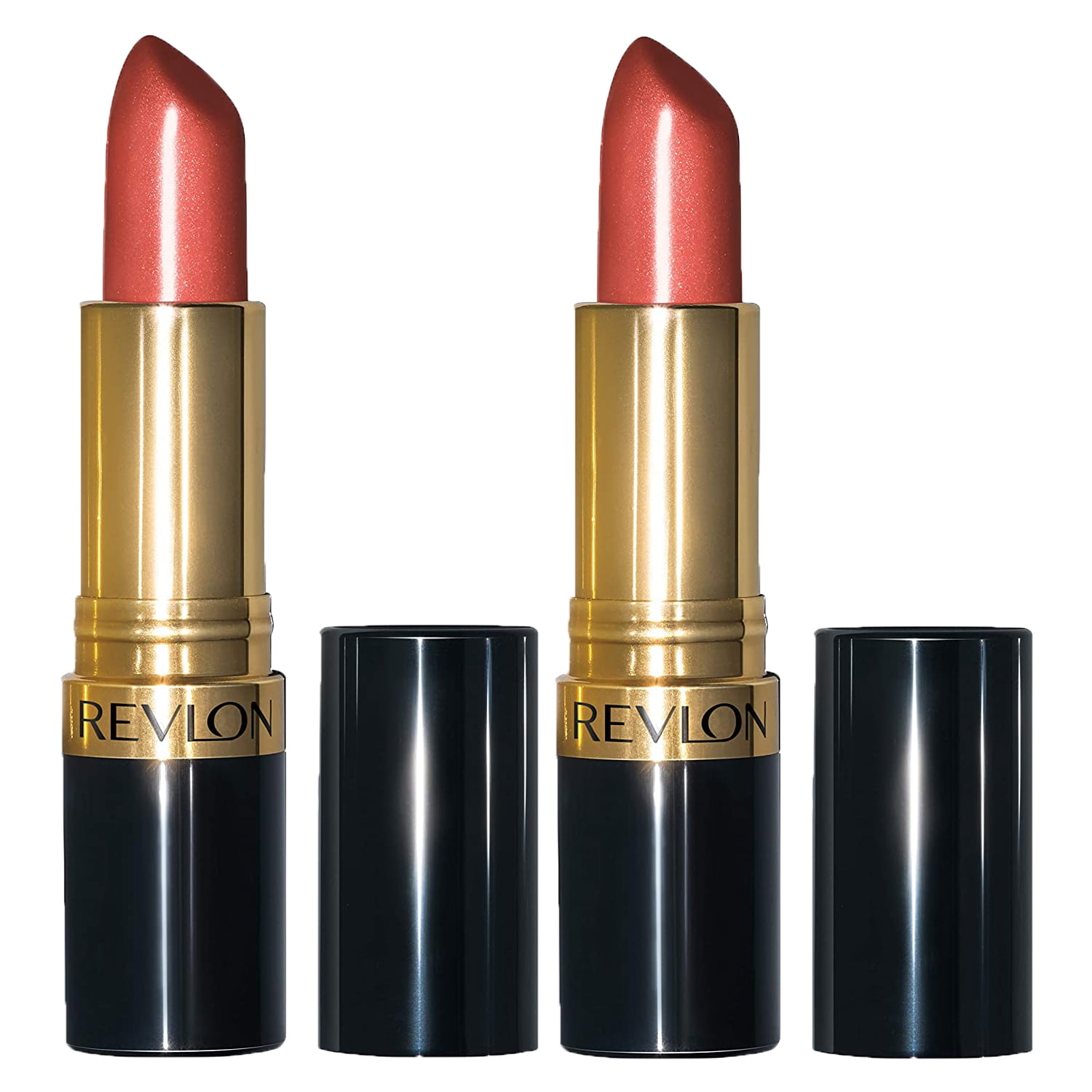 Pack of (2) REVLON Super lustrous lipstick, moisturizing with