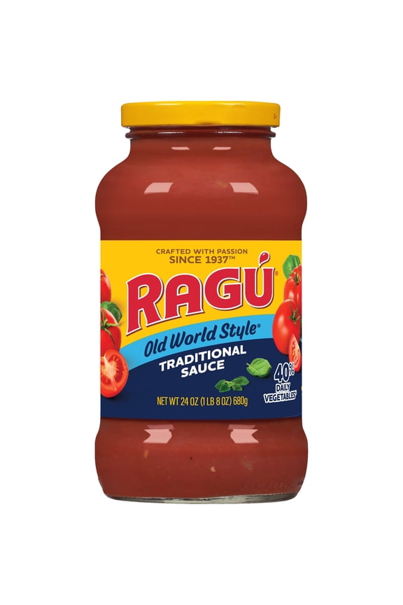 Pack of 2 Ragu Old World Style Traditional Sauce, 24 oz (Package May Vary)