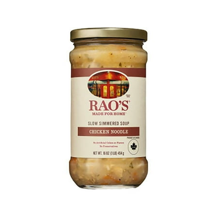 Pack of 2 Rao's Italian Style Chicken Noodle Simmered Soup, 16 oz (Package May Vary)